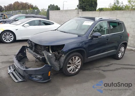 2012 Volkswagen Tiguan Se from USA, damaged, VIN WVGAV7AX6CW510490